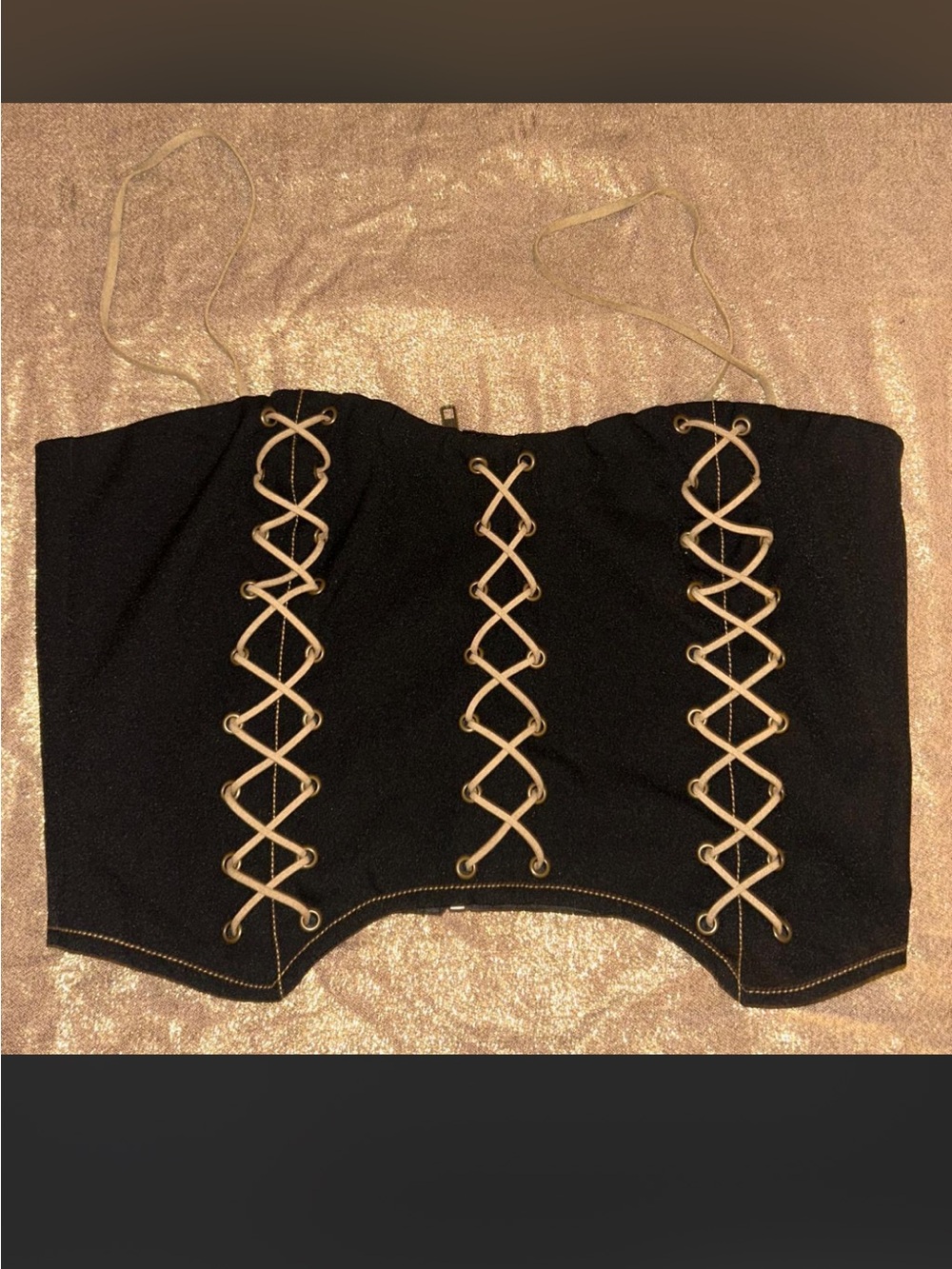I.AM.GIA. Loretta Lace Up Top